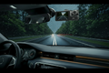 Dash Cam - Wide Multi-Lane Light Rain