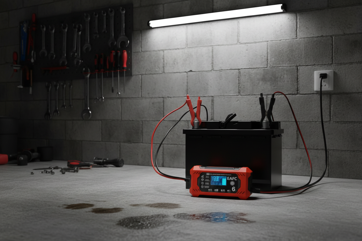 EAFC Charger in Garage