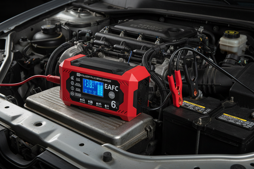 EAFC Charger on Car Engine
