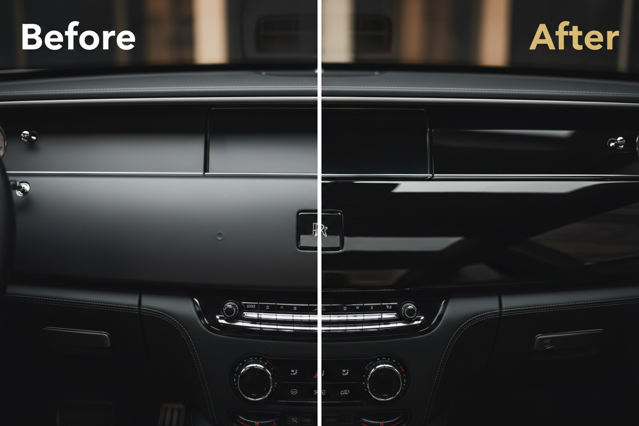 Luxury Dashboard Before After