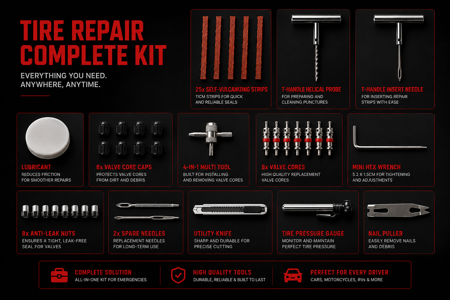 Lumina™ Tire Repair Kit